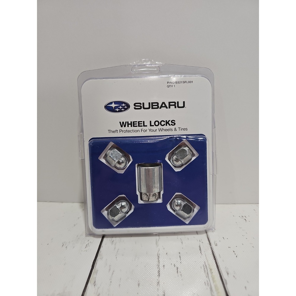 2009-2025 Subaru Alloy Wheel Lock Lug Nuts Set , Genuine All Models
